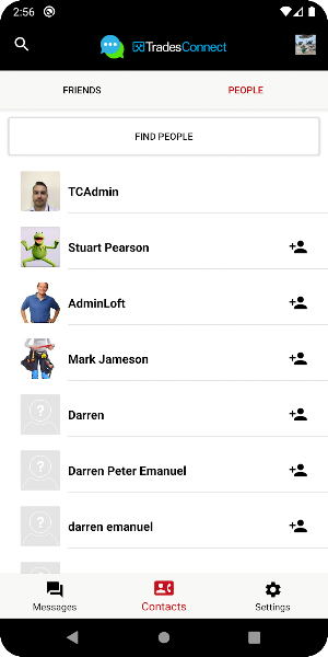 Tradesconnect Chat Screenshot 2