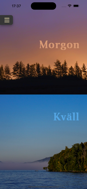 Morgon- & kvällsåminnelser Screenshot 0