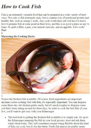 Fish Recipes Guide Screenshot 2