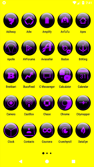 Purple Glass Orb Icon Pack Screenshot 1