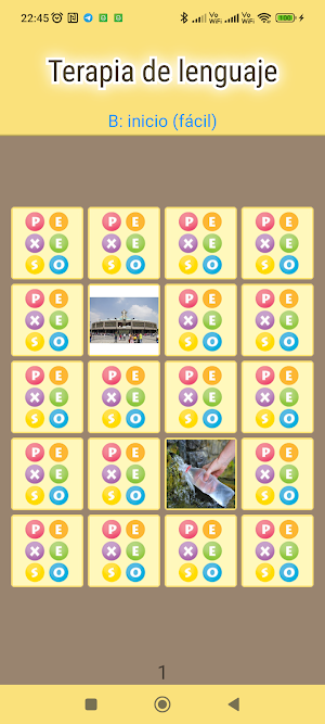 Terapia de lenguaje ejercicios Screenshot 2