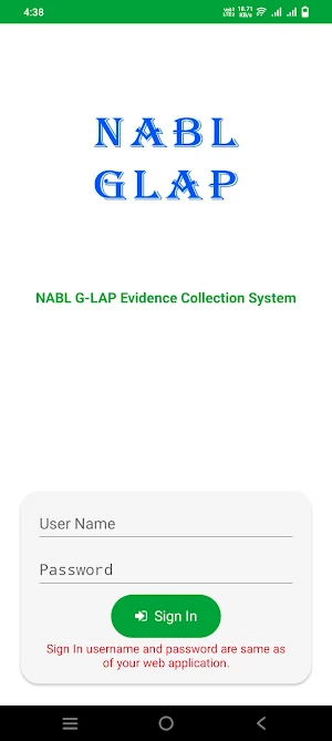NABL GLAP Screenshot 1
