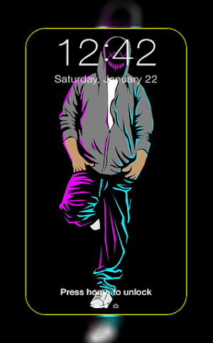 LED Mask Anime Wallpaper Screenshot 1