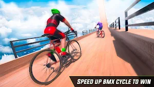 BMX Cycle Stunt Game: Mega Ramp Bicycle Racing Screenshot 0