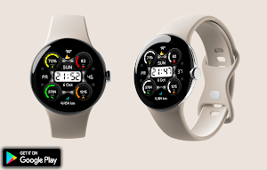 Digital Fuhelin Watch Face Screenshot 0