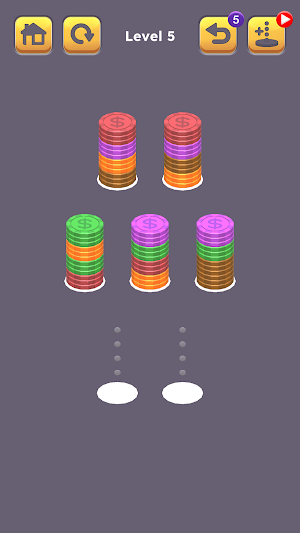 Color Coin Puzzle Screenshot 1