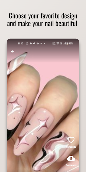 Liquid Chrome Nail Art Design Screenshot 2