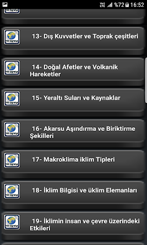 TYT ve AYT Coğrafya Konuları Detaylı Anlatım Screenshot 2