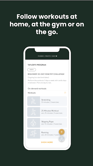 Packers Athletic Club Screenshot 2