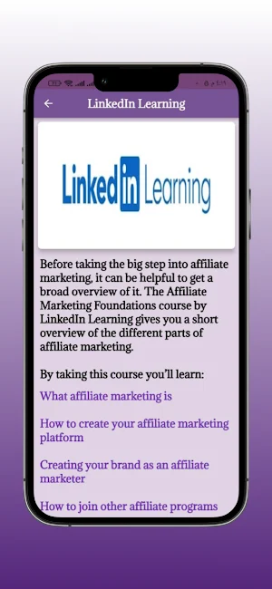 Learn Affiliate Marketing Screenshot 2