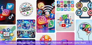 Social Media Wallpaper HD & 4K Screenshot 0