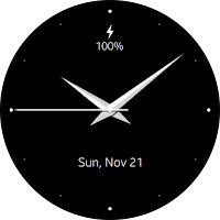 Minimalist Analogue Watch Face