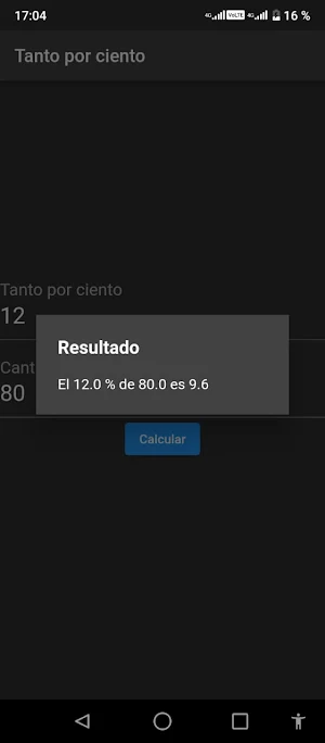 Calcular el porcentaje Screenshot 3