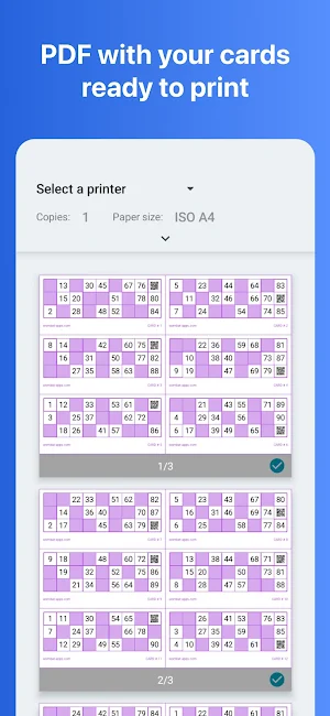 bingo!! print Screenshot 2