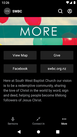 South West Baptist Church Screenshot 2