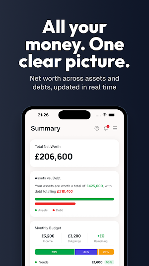 WealthPath: Net Worth & Budget Screenshot 0