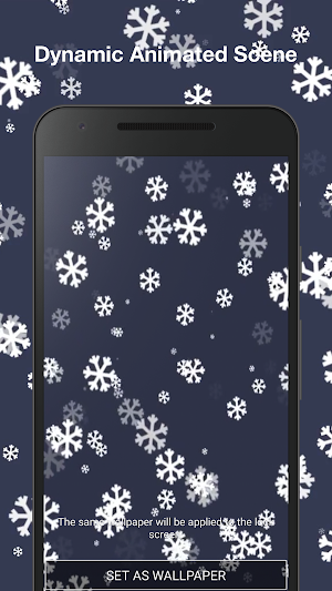 Snowflake Video Wallpaper Screenshot 1
