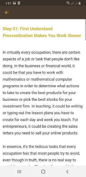 No More Excuses Screenshot 3
