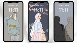 Anime Hijab Wallpaper Screenshot 2