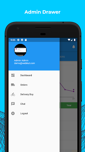 Delivery Boy Mobile Application for CS-Cart Screenshot 1
