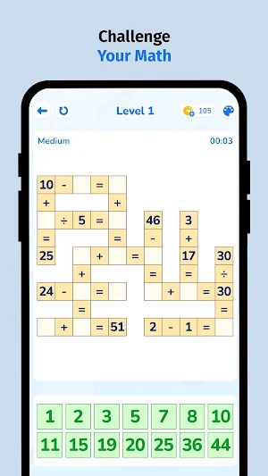 CrossMaths - Number Puzzle Screenshot 3