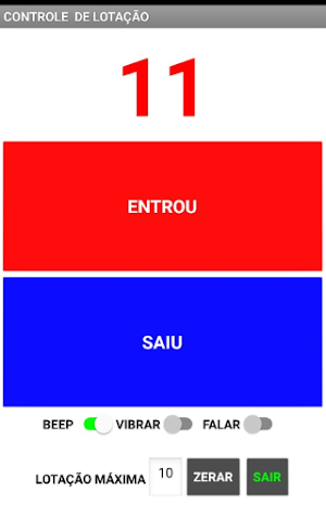 CONTROLE QTD PESSOAS AMBIENTE Screenshot 1