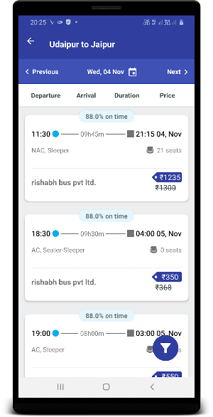 Rishabh Travels Screenshot 2
