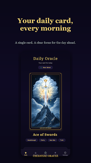 Celestial Oracle: AI Tarot Screenshot 0