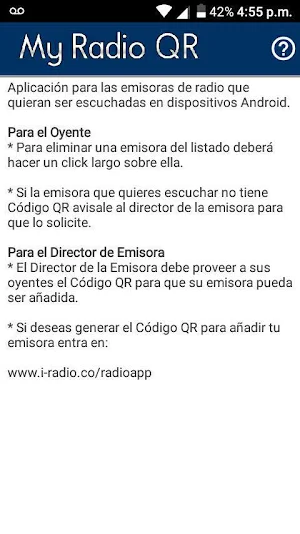 My Radio QR Screenshot 1