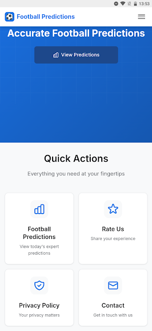Football Predictions Screenshot 0