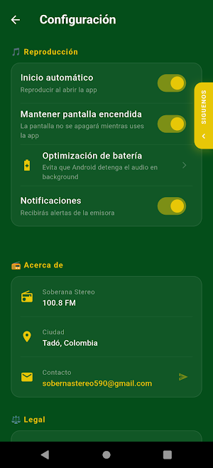 Soberana Stereo 100.8 FM Screenshot 2