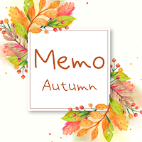 Sticky Memo Notepad Autumn