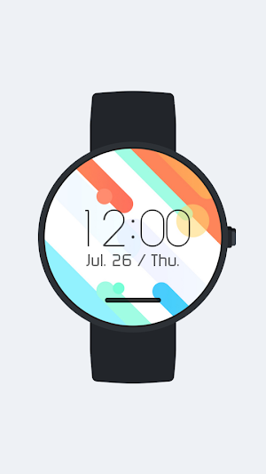 Colorful Watch face Screenshot 1