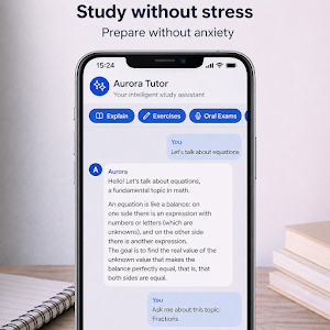 Aurora Tutor: AI School Study Screenshot 1