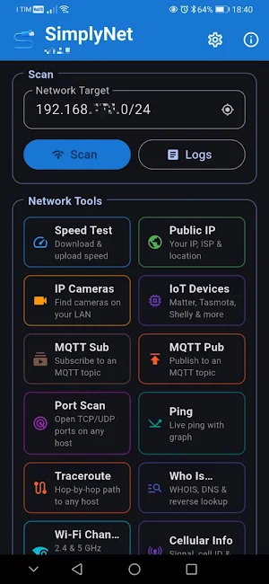 SimplyNet: LAN & WiFi Scanner Screenshot 3
