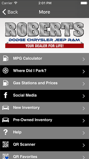 Robert's Dodge Chrysler Jeep Screenshot 1