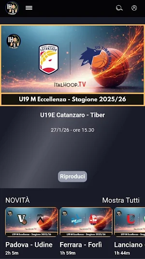 Italhoop TV Screenshot 0