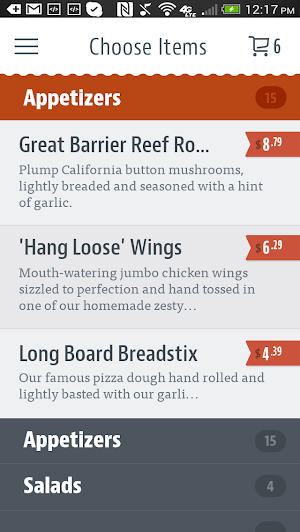 Wave Pizza Company Screenshot 2