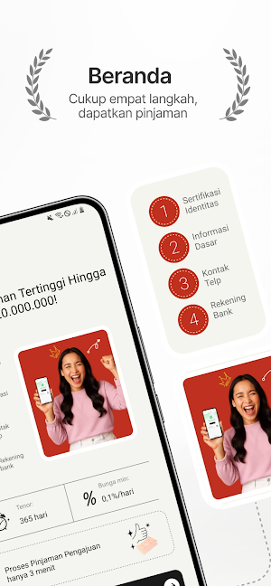 KuraKu - Pinjaman Tunai Aman Screenshot 1