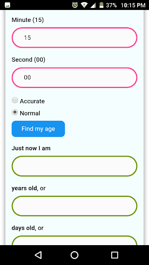Age Calculator Screenshot 2