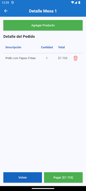 App Restaurant Screenshot 3