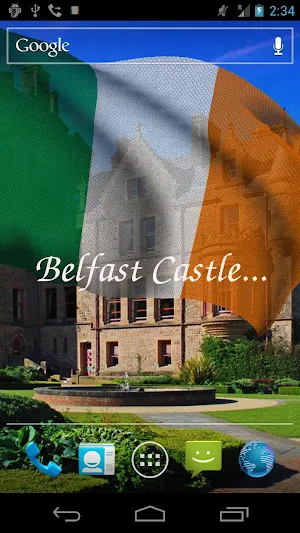 Ireland Flag Live Wallpaper Screenshot 2