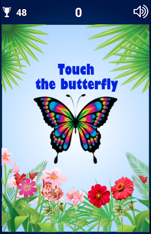 Click on the butterfly Screenshot 0
