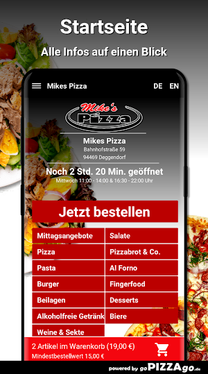 Mikes Pizza Deggendorf Screenshot 1