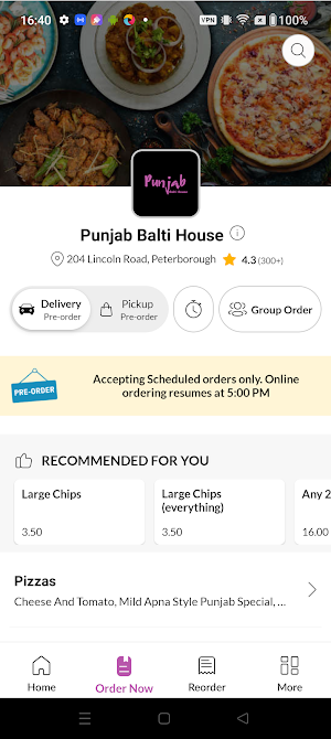 Punjab Balti House Screenshot 2
