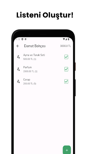 Bohça Listem Screenshot 1