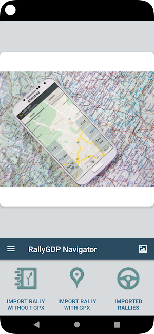 RallyGDP Navigator Screenshot 1