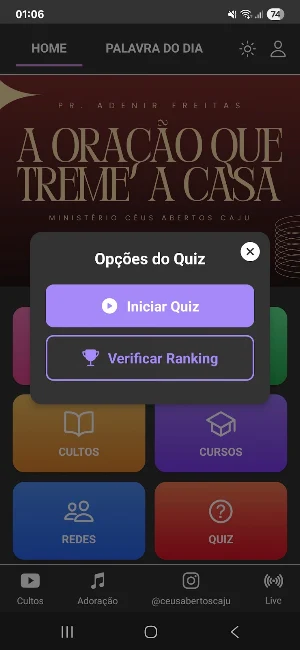 Céus Abertos Caju Screenshot 2