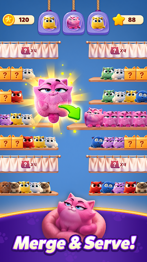 Meow Sort-Color Puzzle Master Screenshot 0