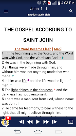 Catholic Study Bible App Screenshot 1